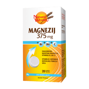 Magnezij 375 mg +B1+B6+C