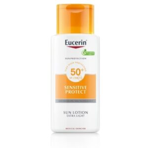 Eucerin Sensitive Protect ekstra lagani losion za zaštitu od sunca SPF 50+