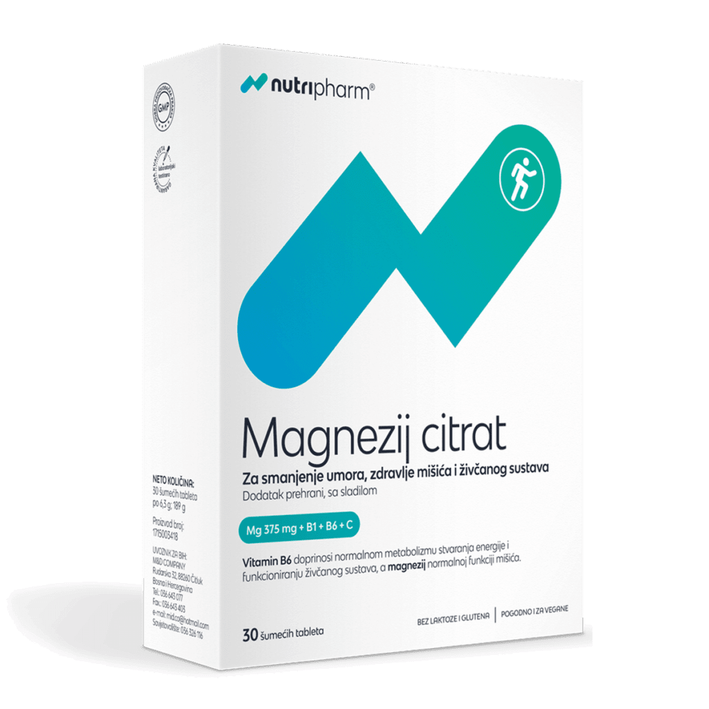 Nutripharm Magnezij citrat šumeće tablete