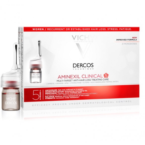vichy dercos aminexil clinical 5 ampule protiv opadanja kose za zene