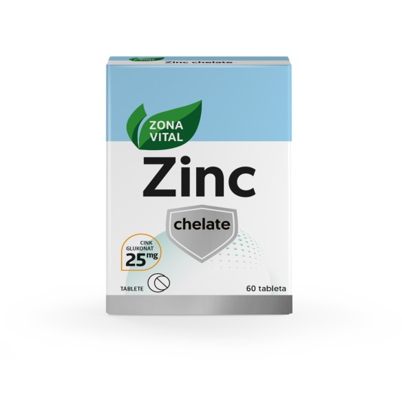 zona vital zinc chelate tablete