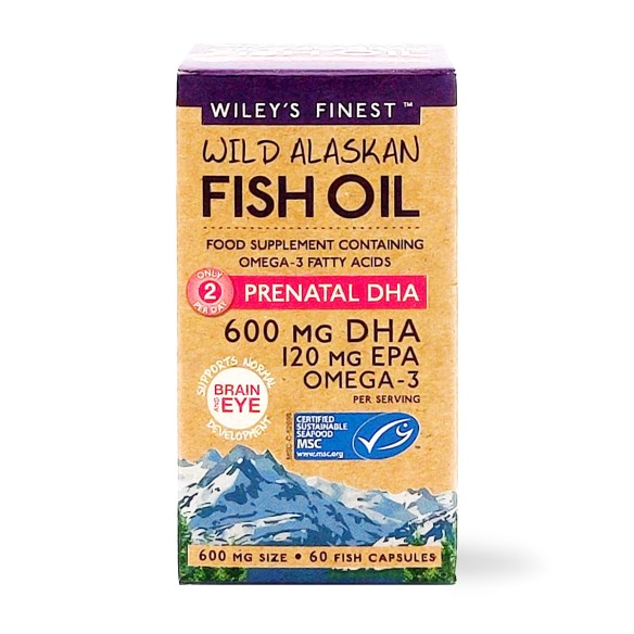 wiley s finest wild alaskan fish oil prenatal dha 1