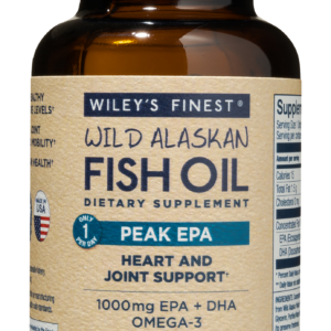 Wiley's Finest Wild Alaskan Fish Oil, Peak EPA A30