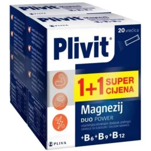 Plivit Magnezij Duo Power Direkt Granule 1+1 PROMO