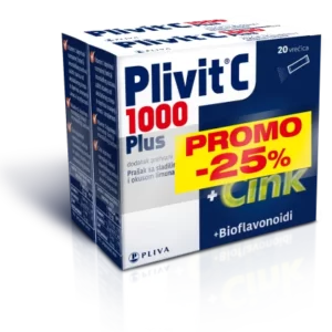 Plivit C 1000 Plus vrećice za jačanje imuniteta PROMO