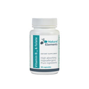 natural elements Vitamin B12 & folate 90 kapsula