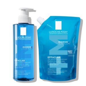 La Roche-Posay Effaclar M Pjenušavi gel za čišćenje lica 400 ml + eko punjenje