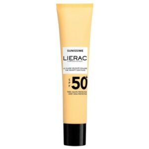 Lierac Sunissime The Sun Velvet Fluid SPF 50+ (lice i dekolte)