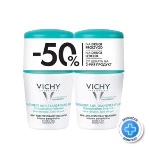 Vichy deo roll on anti transparent 48 h 50ml promo