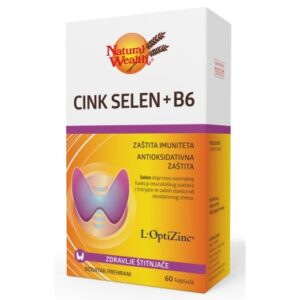 Natural Wealth Cink Selen + B6 kapsule