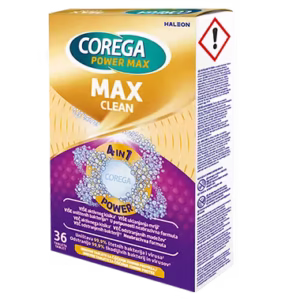 Corega MAX CLEAN tablete za čišćenje zubnih proteza 36 komada