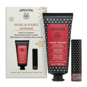 Apivita Set krema za ruke hidratantna i balzam za usne
